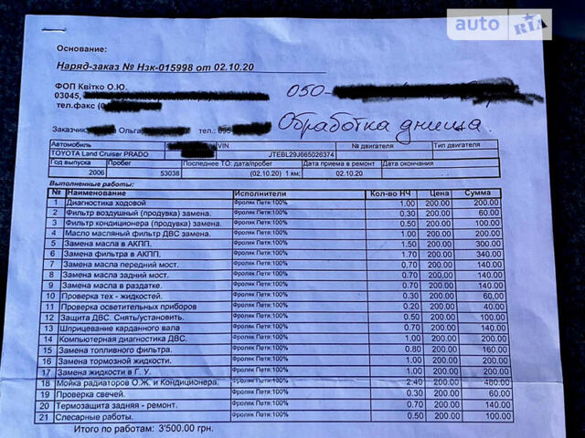 Бежевий Тойота Ленд Крузер Прадо, об'ємом двигуна 2.7 л та пробігом 60 тис. км за 18800 $, фото 10 на Automoto.ua