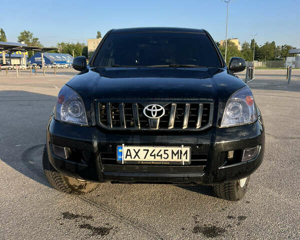 Черный Тойота Ленд Крузер Прадо, объемом двигателя 4 л и пробегом 187 тыс. км за 12998 $, фото 1 на Automoto.ua