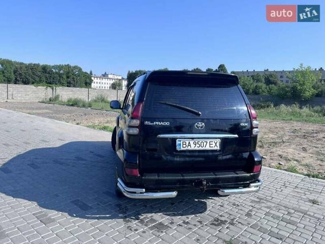 Черный Тойота Ленд Крузер Прадо, объемом двигателя 2.69 л и пробегом 286 тыс. км за 13500 $, фото 1 на Automoto.ua