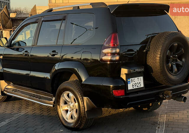 Черный Тойота Ленд Крузер Прадо, объемом двигателя 4 л и пробегом 270 тыс. км за 13500 $, фото 4 на Automoto.ua