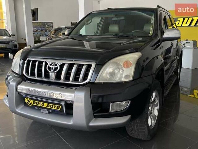 Черный Тойота Ленд Крузер Прадо, объемом двигателя 4 л и пробегом 395 тыс. км за 15300 $, фото 2 на Automoto.ua