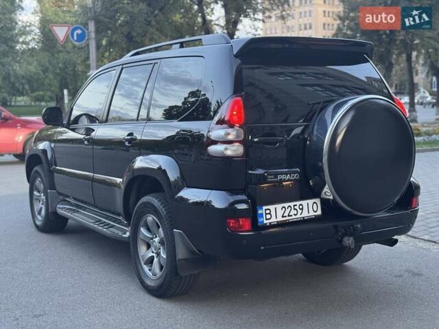 Черный Тойота Ленд Крузер Прадо, объемом двигателя 4 л и пробегом 220 тыс. км за 14300 $, фото 14 на Automoto.ua