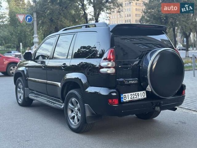 Черный Тойота Ленд Крузер Прадо, объемом двигателя 4 л и пробегом 220 тыс. км за 14300 $, фото 4 на Automoto.ua