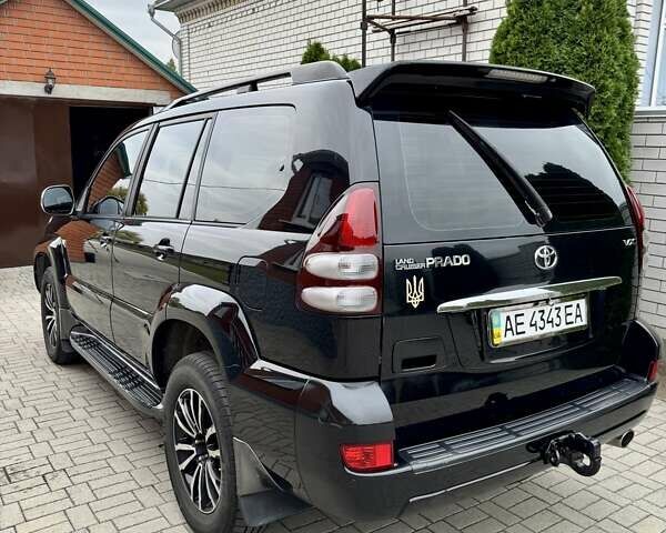 Черный Тойота Ленд Крузер Прадо, объемом двигателя 4 л и пробегом 255 тыс. км за 16500 $, фото 2 на Automoto.ua