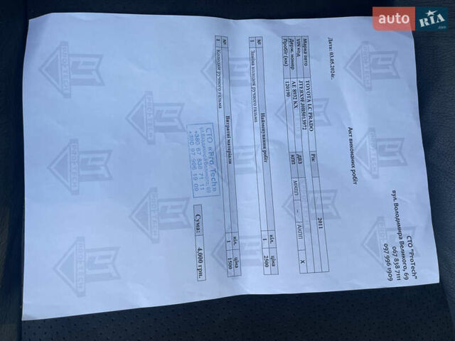 Чорний Тойота Ленд Крузер Прадо, об'ємом двигуна 2.69 л та пробігом 134 тис. км за 21900 $, фото 179 на Automoto.ua