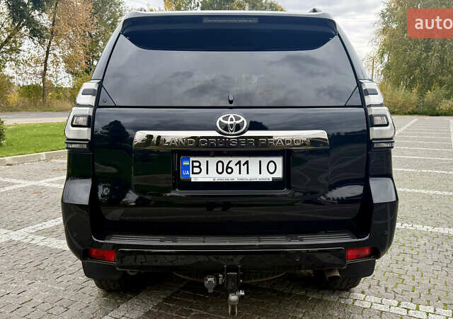 Тойота Ленд Крузер Прадо 2020 в Пирятине на Automoto.ua Черный Тойота Ленд Крузер Прадо, объемом двигателя 2.76 л и пробегом 200 тыс. км за 42000 $, фото 4 на Automoto.ua