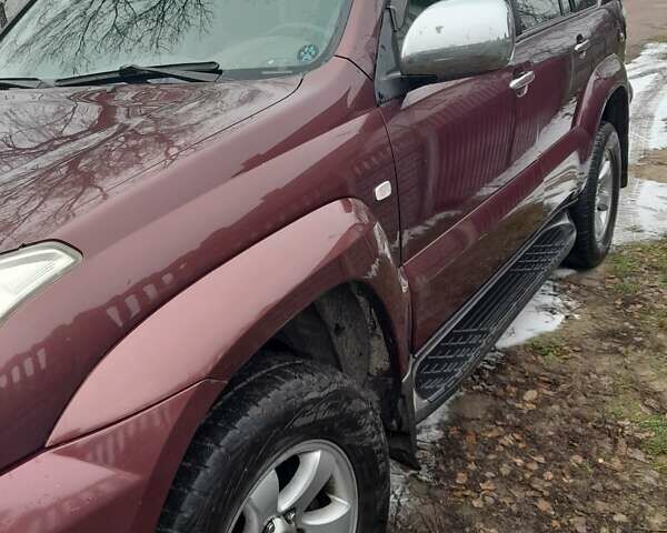 Красный Тойота Ленд Крузер Прадо, объемом двигателя 3.96 л и пробегом 203 тыс. км за 12000 $, фото 3 на Automoto.ua