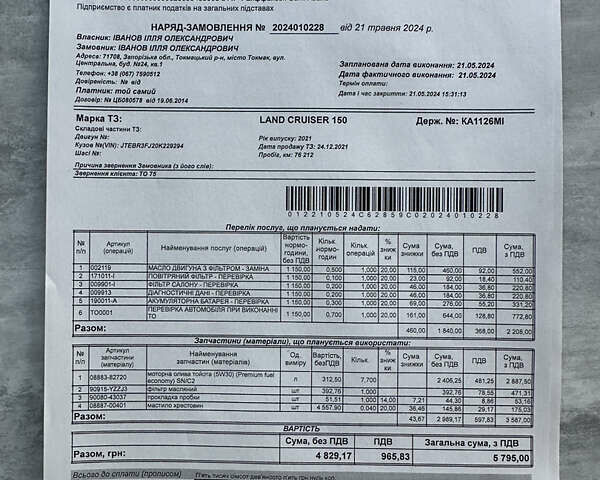 Тойота Ленд Крузер Прадо, об'ємом двигуна 2.76 л та пробігом 75 тис. км за 53999 $, фото 3 на Automoto.ua