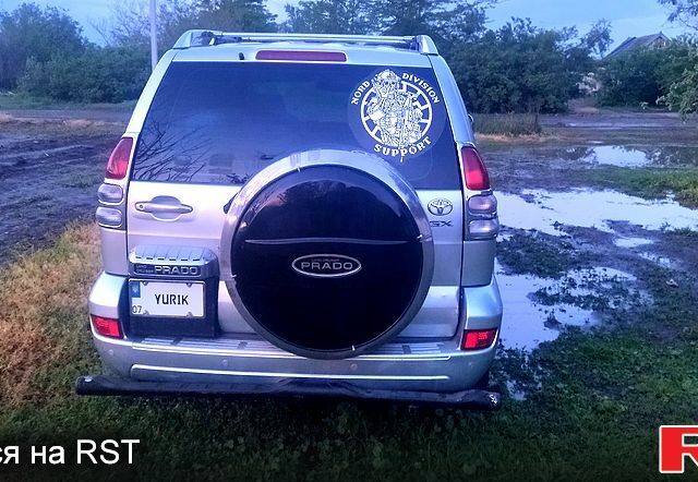 Серый Тойота Ленд Крузер Прадо, объемом двигателя 3 л и пробегом 320 тыс. км за 13000 $, фото 6 на Automoto.ua