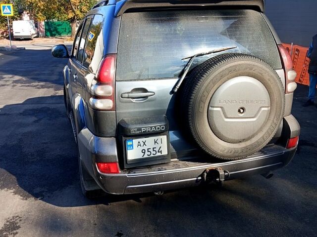 Серый Тойота Ленд Крузер Прадо, объемом двигателя 4 л и пробегом 356 тыс. км за 13500 $, фото 2 на Automoto.ua