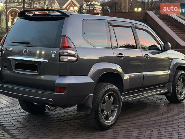 Серый Тойота Ленд Крузер Прадо, объемом двигателя 4 л и пробегом 393 тыс. км за 13999 $, фото 11 на Automoto.ua