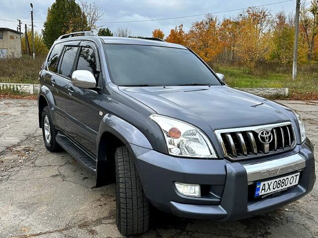 Серый Тойота Ленд Крузер Прадо, объемом двигателя 4 л и пробегом 291 тыс. км за 15500 $, фото 2 на Automoto.ua