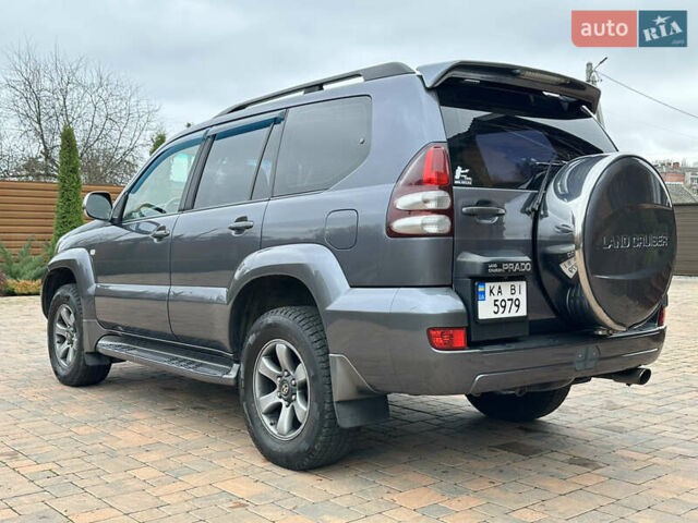 Серый Тойота Ленд Крузер Прадо, объемом двигателя 4 л и пробегом 298 тыс. км за 15300 $, фото 9 на Automoto.ua
