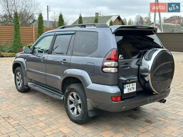 Серый Тойота Ленд Крузер Прадо, объемом двигателя 4 л и пробегом 298 тыс. км за 15300 $, фото 8 на Automoto.ua