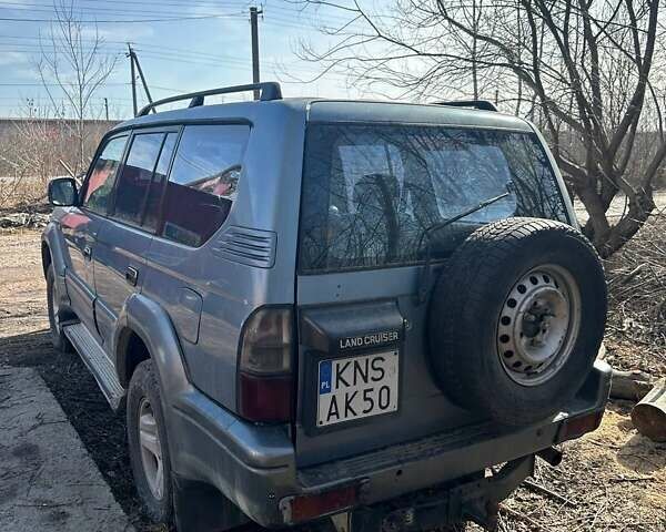 Синий Тойота Ленд Крузер Прадо, объемом двигателя 3 л и пробегом 310 тыс. км за 6500 $, фото 7 на Automoto.ua