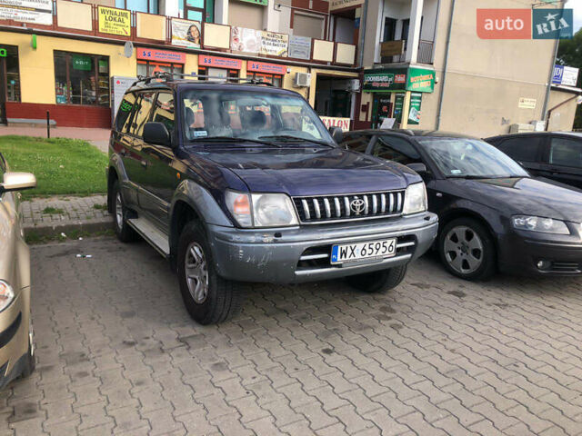 Синий Тойота Ленд Крузер Прадо, объемом двигателя 3 л и пробегом 275 тыс. км за 5300 $, фото 1 на Automoto.ua