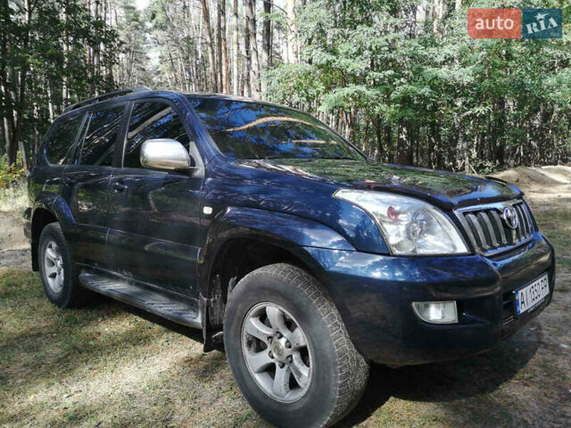 Синий Тойота Ленд Крузер Прадо, объемом двигателя 4 л и пробегом 400 тыс. км за 12500 $, фото 3 на Automoto.ua