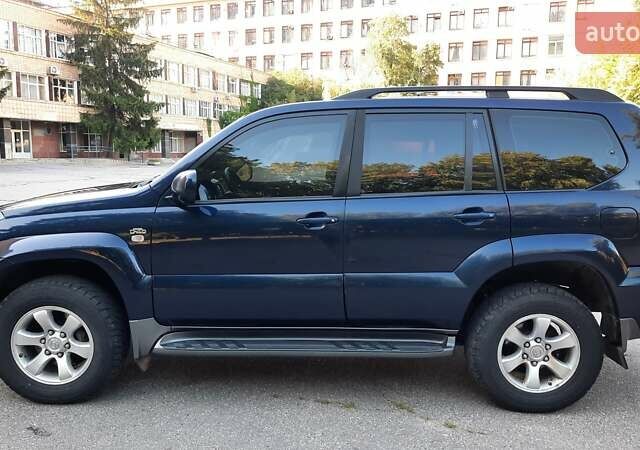 Синий Тойота Ленд Крузер Прадо, объемом двигателя 2.98 л и пробегом 300 тыс. км за 65000 $, фото 5 на Automoto.ua