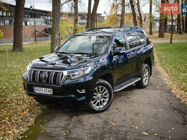 Синий Тойота Ленд Крузер Прадо, объемом двигателя 2.8 л и пробегом 264 тыс. км за 39500 $, фото 1 на Automoto.ua