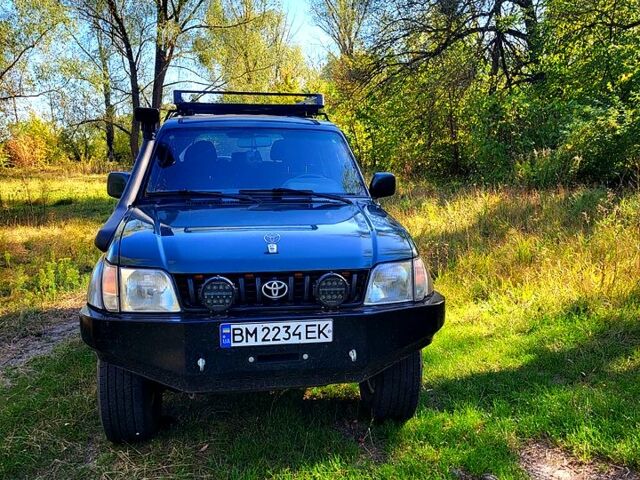 Зеленый Тойота Ленд Крузер Прадо, объемом двигателя 3.4 л и пробегом 380 тыс. км за 8700 $, фото 2 на Automoto.ua