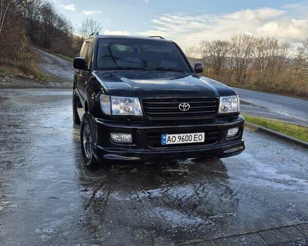 Черный Тойота Ленд Крузер, объемом двигателя 4.7 л и пробегом 287 тыс. км за 14500 $, фото 1 на Automoto.ua