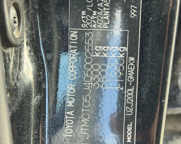 Черный Тойота Ленд Крузер, объемом двигателя 4.66 л и пробегом 329 тыс. км за 21000 $, фото 32 на Automoto.ua