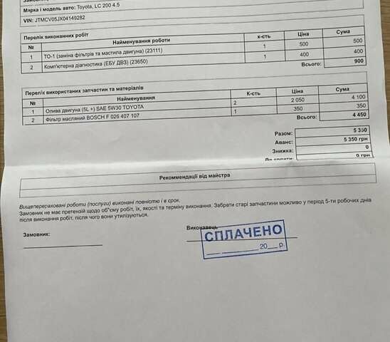 Тойота Ленд Крузер, об'ємом двигуна 4.5 л та пробігом 225 тис. км за 47000 $, фото 36 на Automoto.ua