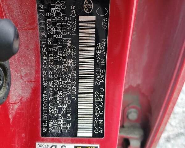 Красный Тойота Приус, объемом двигателя 1.8 л и пробегом 128 тыс. км за 2400 $, фото 13 на Automoto.ua