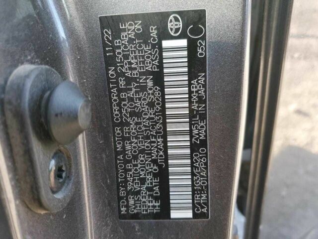 Серый Тойота Приус, объемом двигателя 1.8 л и пробегом 2 тыс. км за 5000 $, фото 11 на Automoto.ua