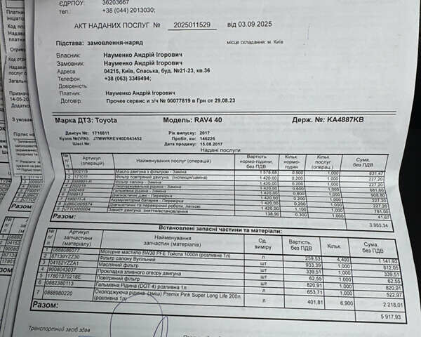 Белый Тойота РАВ 4, объемом двигателя 2.49 л и пробегом 146 тыс. км за 23999 $, фото 22 на Automoto.ua