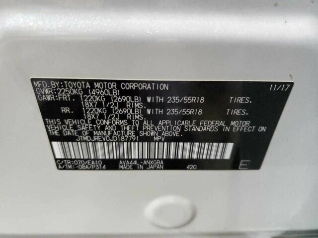 Білий Тойота РАВ 4, об'ємом двигуна 2.5 л та пробігом 147 тис. км за 5100 $, фото 12 на Automoto.ua