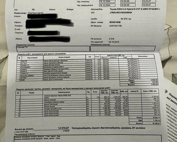 Белый Тойота РАВ 4, объемом двигателя 2.49 л и пробегом 67 тыс. км за 28900 $, фото 28 на Automoto.ua