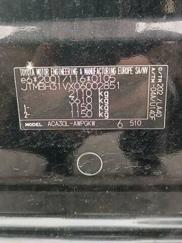 Черный Тойота РАВ 4, объемом двигателя 2 л и пробегом 202 тыс. км за 8066 $, фото 21 на Automoto.ua