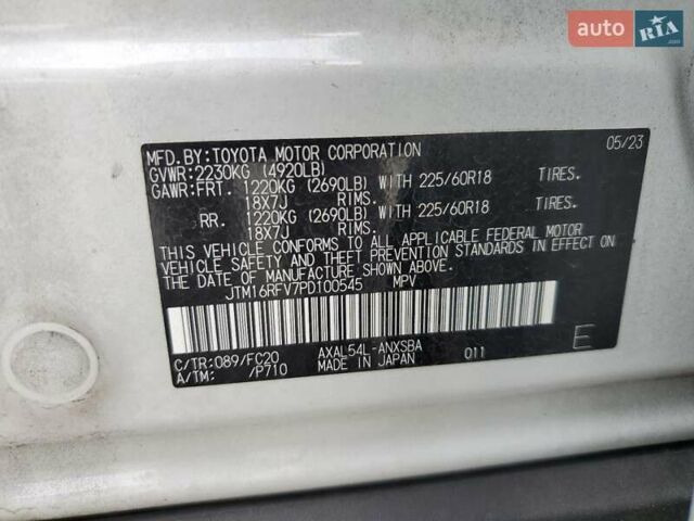 Тойота РАВ 4, объемом двигателя 2.49 л и пробегом 39 тыс. км за 12900 $, фото 12 на Automoto.ua