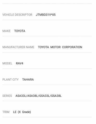 Серый Тойота РАВ 4, объемом двигателя 2.4 л и пробегом 210 тыс. км за 9500 $, фото 18 на Automoto.ua
