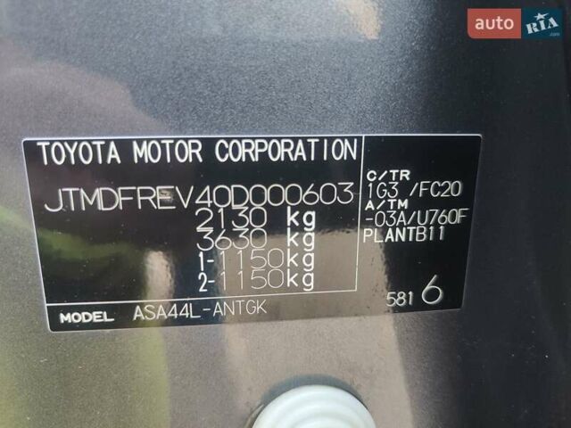 Сірий Тойота РАВ 4, об'ємом двигуна 2.49 л та пробігом 276 тис. км за 17250 $, фото 13 на Automoto.ua