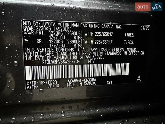 Серый Тойота РАВ 4, объемом двигателя 2.49 л и пробегом 3 тыс. км за 37200 $, фото 16 на Automoto.ua
