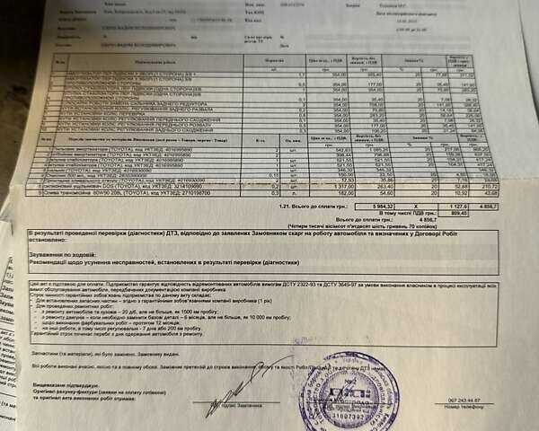 Синий Тойота РАВ 4, объемом двигателя 1.99 л и пробегом 224 тыс. км за 13500 $, фото 5 на Automoto.ua