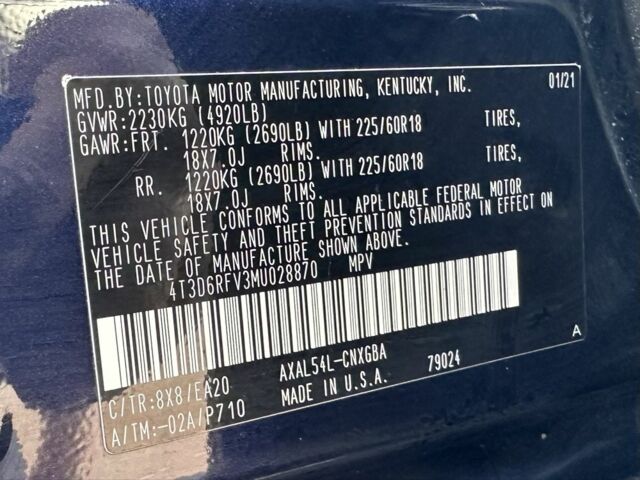 Синій Тойота РАВ 4, об'ємом двигуна 2.5 л та пробігом 94 тис. км за 31000 $, фото 23 на Automoto.ua