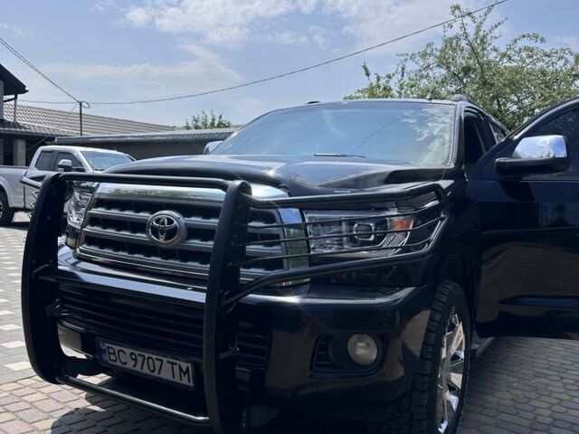 Черный Тойота Секвойя, объемом двигателя 5.7 л и пробегом 200 тыс. км за 22500 $, фото 1 на Automoto.ua