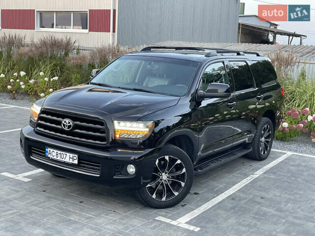 Черный Тойота Секвойя, объемом двигателя 5.66 л и пробегом 188 тыс. км за 32500 $, фото 7 на Automoto.ua