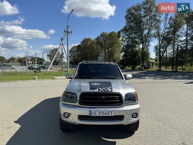 Серый Тойота Секвойя, объемом двигателя 4.7 л и пробегом 286 тыс. км за 14700 $, фото 1 на Automoto.ua