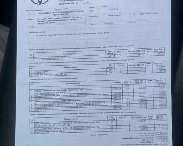 Серый Тойота Секвойя, объемом двигателя 5.66 л и пробегом 63 тыс. км за 69000 $, фото 1 на Automoto.ua