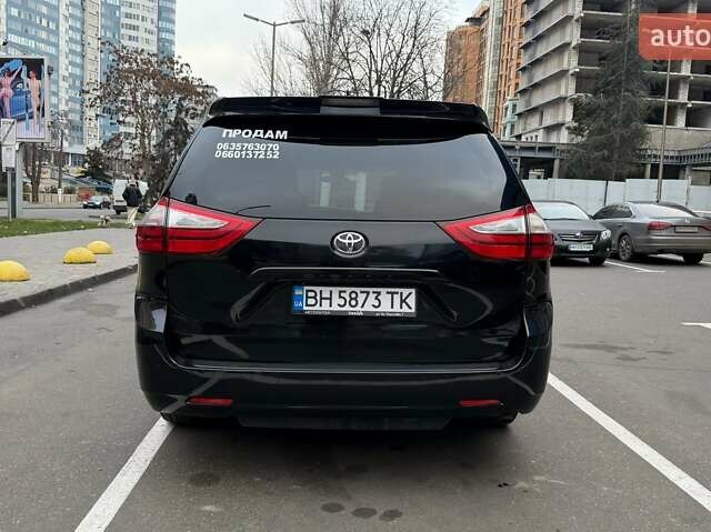 Черный Тойота Сиенна, объемом двигателя 3.46 л и пробегом 184 тыс. км за 18500 $, фото 9 на Automoto.ua