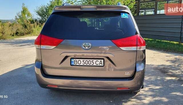 Коричневый Тойота Сиенна, объемом двигателя 3.46 л и пробегом 185 тыс. км за 17200 $, фото 8 на Automoto.ua