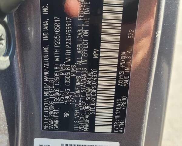 Серый Тойота Сиенна, объемом двигателя 2.49 л и пробегом 73 тыс. км за 45000 $, фото 55 на Automoto.ua