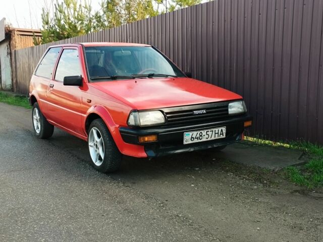 Красный Тойота Старлет, объемом двигателя 1 л и пробегом 3 тыс. км за 950 $, фото 6 на Automoto.ua