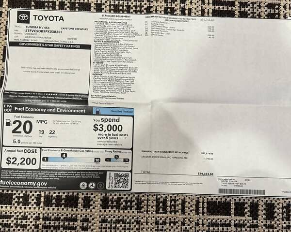 Белый Тойота Тундра, объемом двигателя 3.45 л и пробегом 40 тыс. км за 92500 $, фото 40 на Automoto.ua