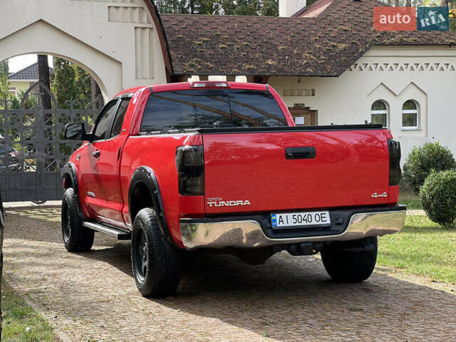Красный Тойота Тундра, объемом двигателя 5.7 л и пробегом 205 тыс. км за 22900 $, фото 19 на Automoto.ua