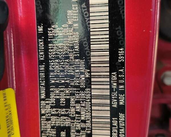 Красный Тойота Венза, объемом двигателя 2.7 л и пробегом 279 тыс. км за 12800 $, фото 8 на Automoto.ua